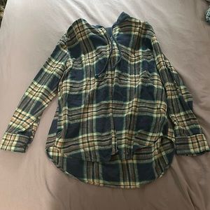 Medium American Eagle flannel hoodie